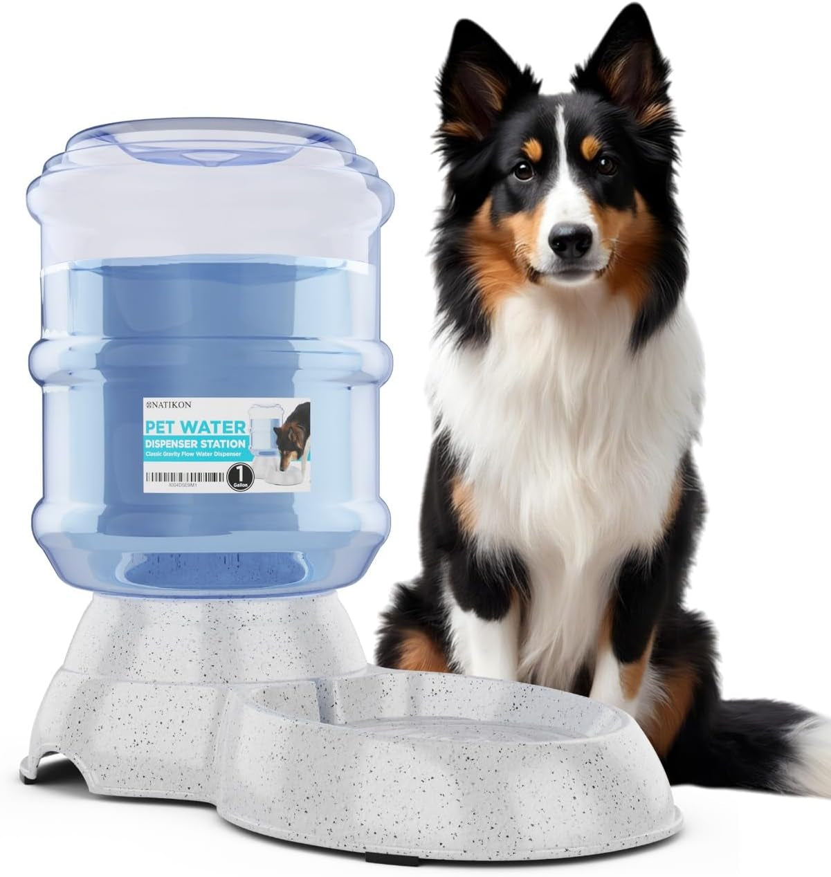 Automatic Pet Waterer Dispenser with Bpa-Free Design – 1 Gallon Capacity, Convenient Waterer Solution Ideal for Dogs and Cats Small and Large Pets