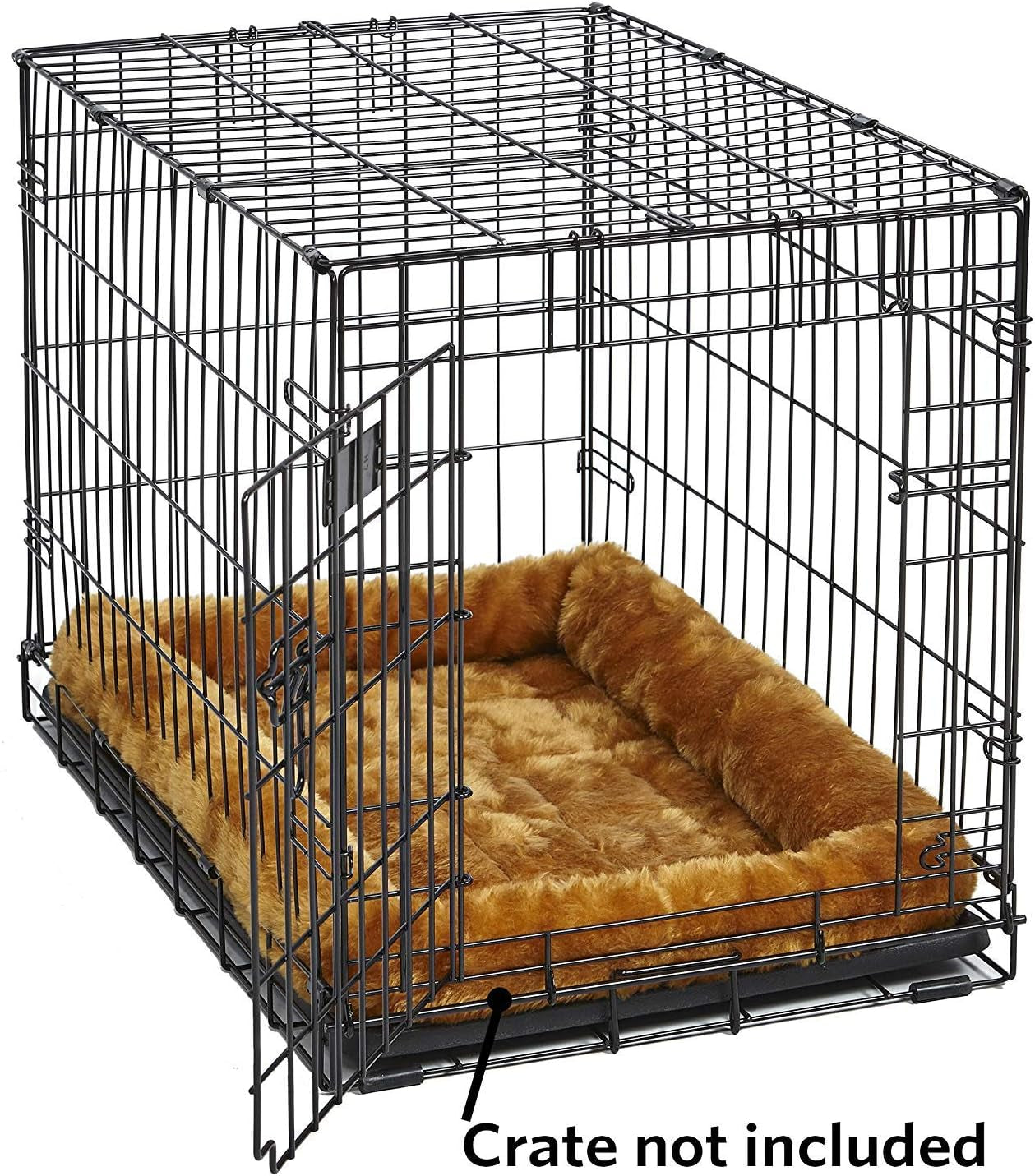 277192 Pet Crate Bed Cinnamon Fur for Pets (40218-CN)
