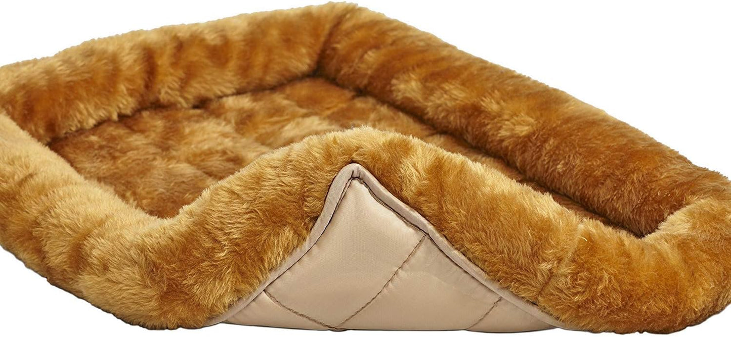 277192 Pet Crate Bed Cinnamon Fur for Pets (40218-CN)