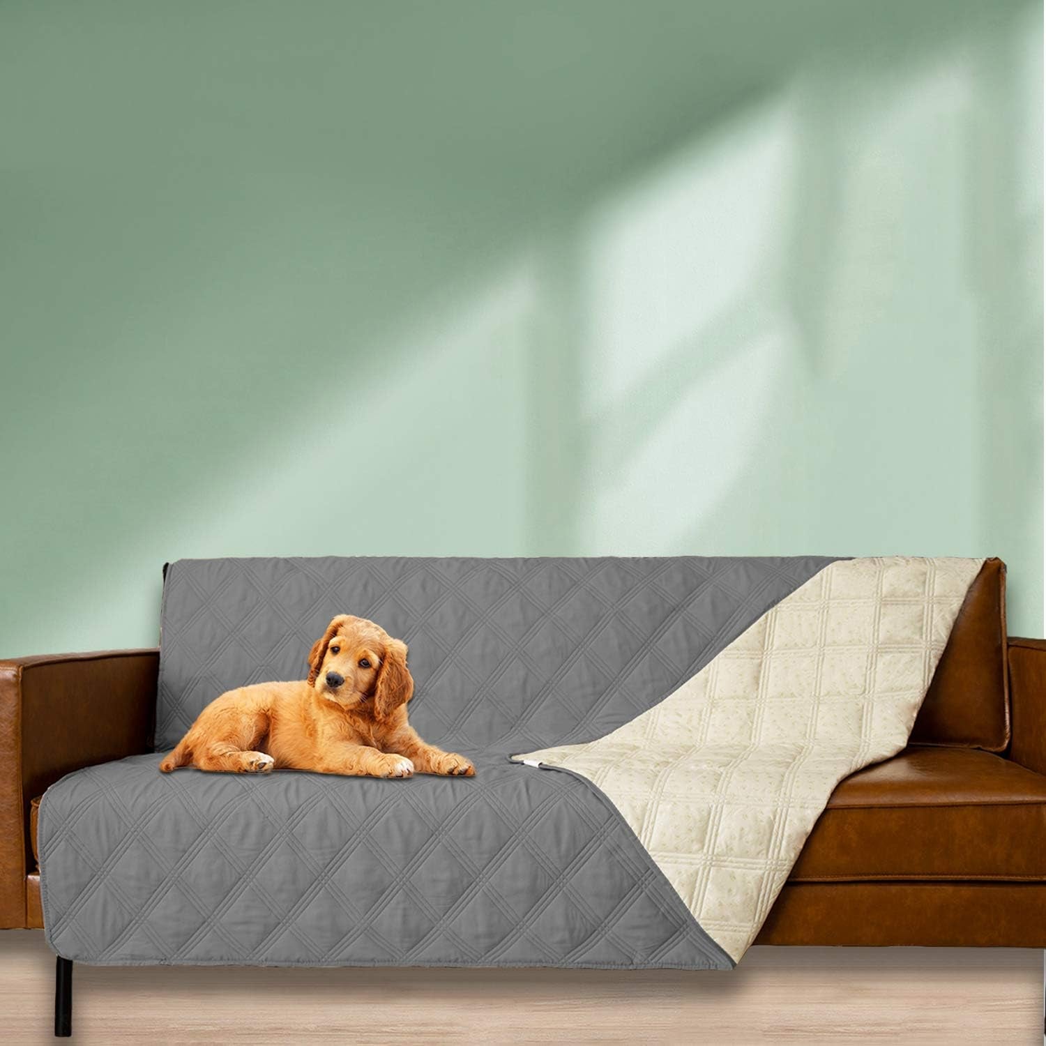 Waterproof Dog Bed Cover Pet Blanket with Anti-Slip Back for Furniture Bed Couch Sofa